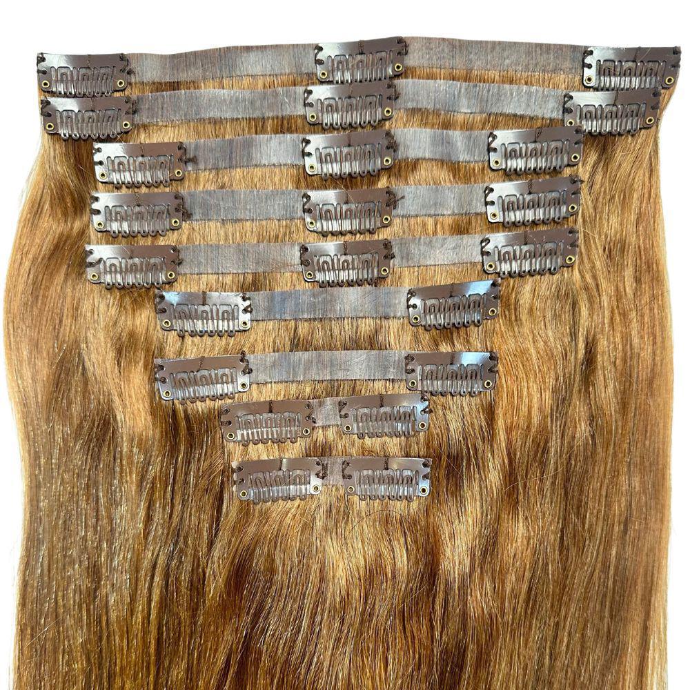 Auburn Seamless Clip-In - The Platinum Extensions