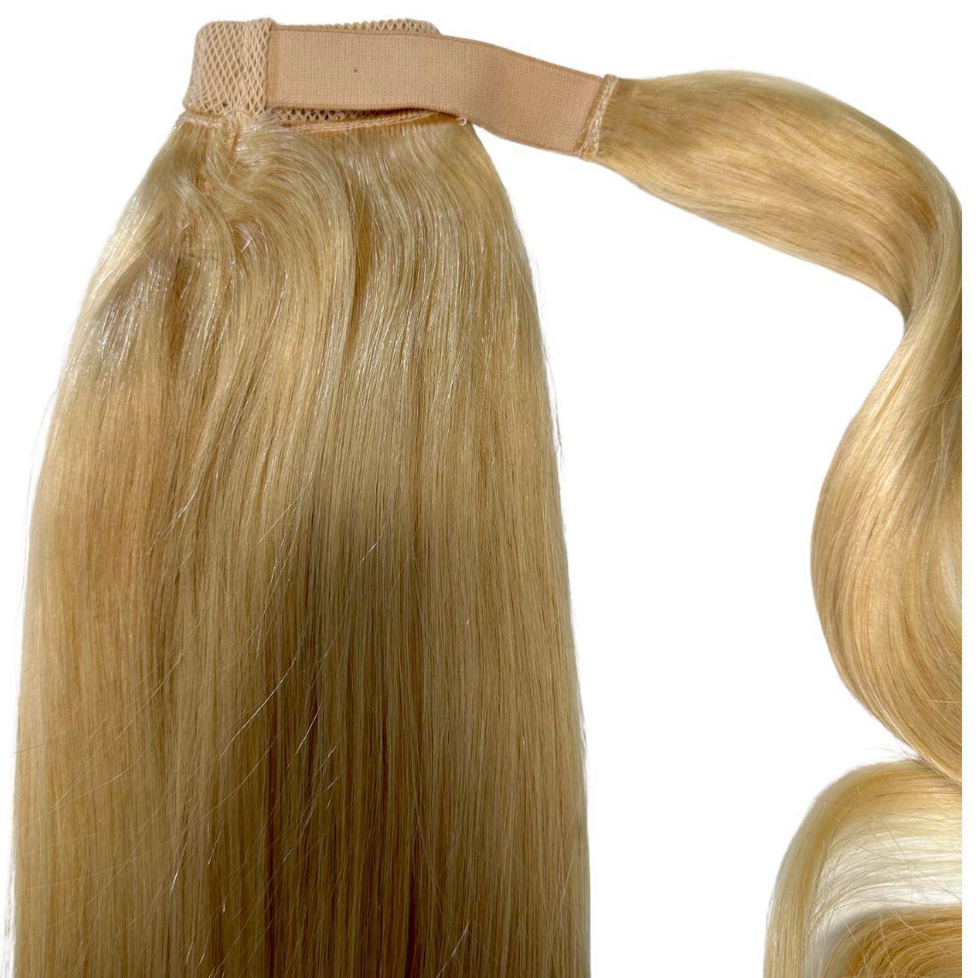 Bleach Blonde Ponytail - The Platinum Extensions