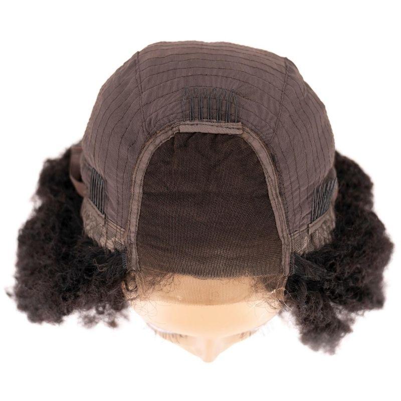 Brazilian Afro Kinky Transparent Closure Wig - The Platinum Extensions