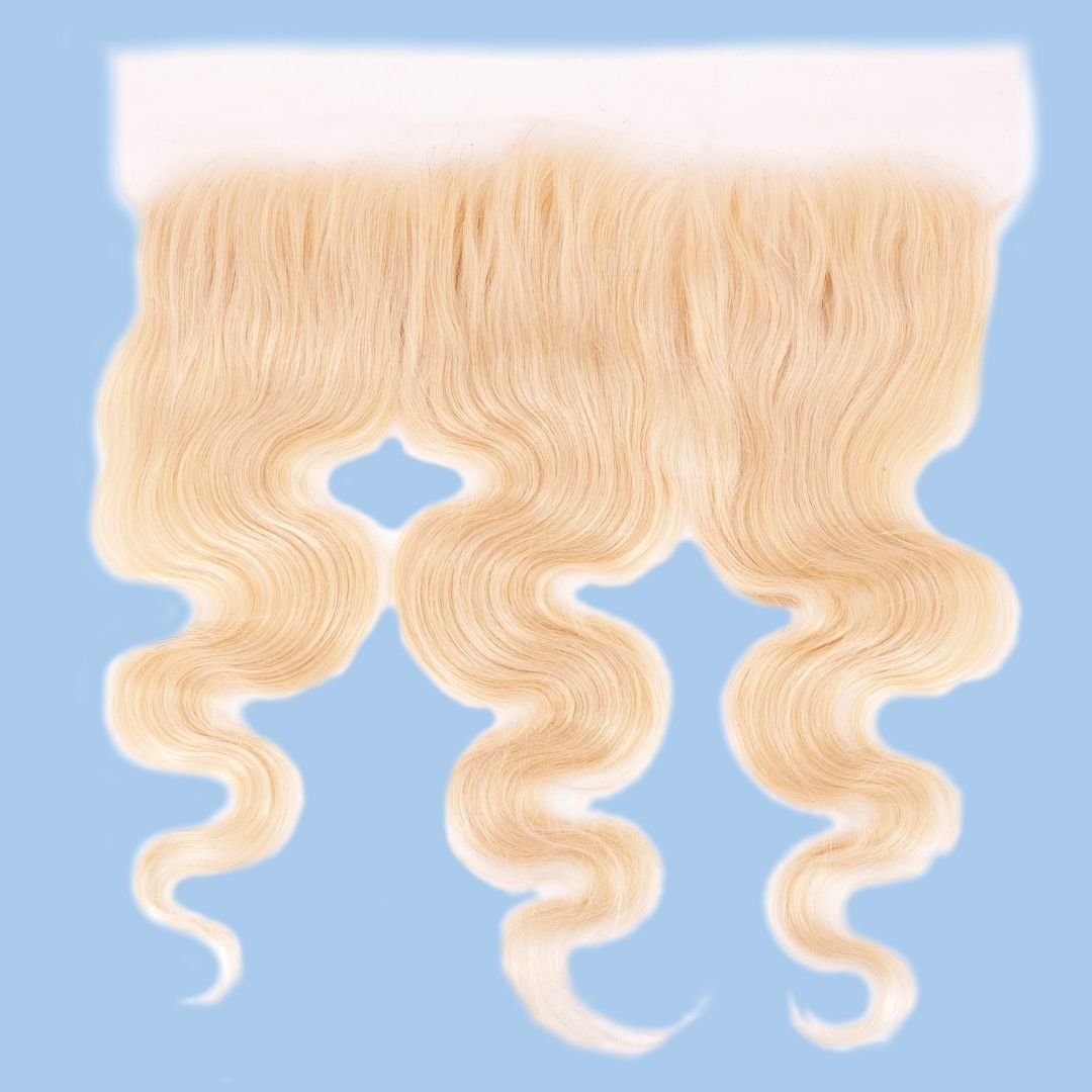 Brazilian Blonde Body Wave Frontal - The Platinum Extensions