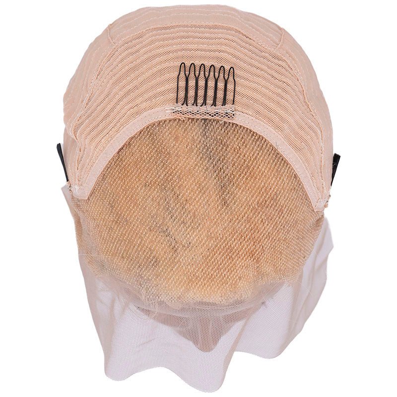 Brazilian Blonde Straight 13x4 Transparent Lace Front Wig - The Platinum Extensions