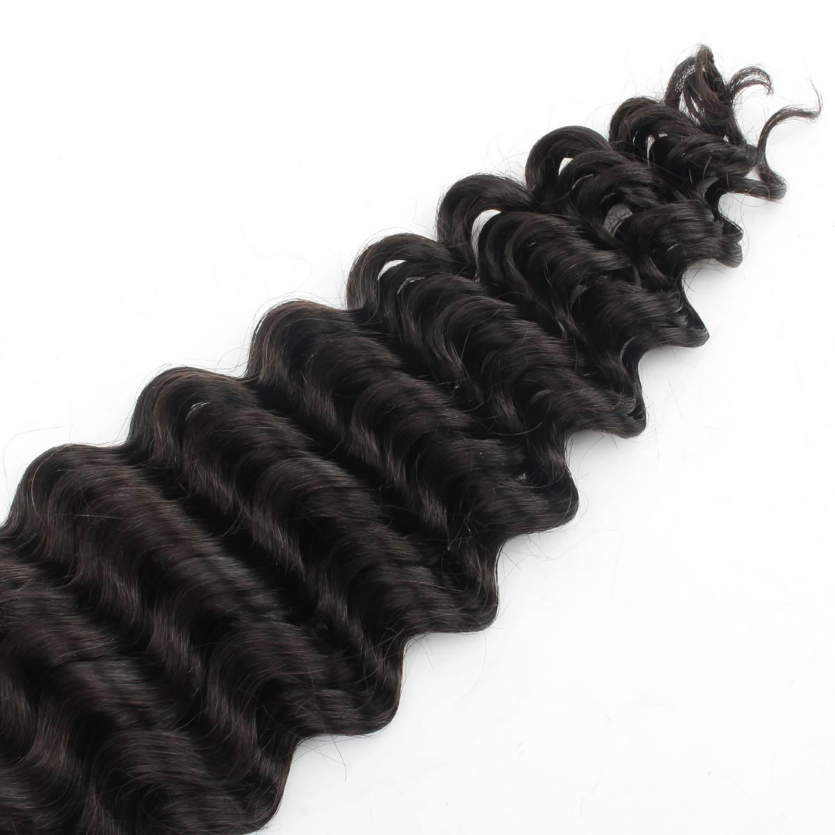 Deep Wave Bulk Human Hair Extensions - The Platinum Extensions