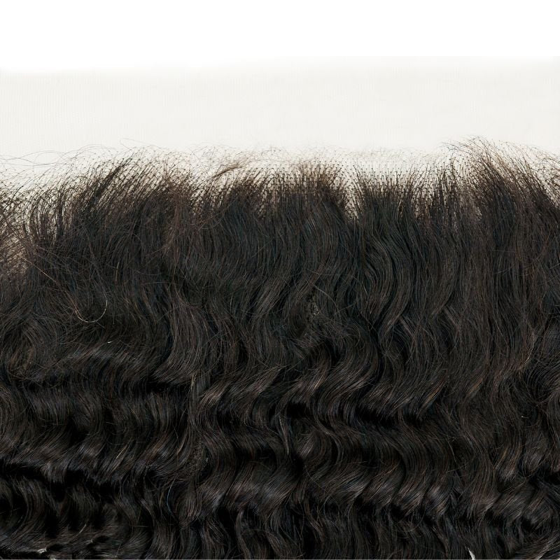 Brazilian Deep Wave HD 13"x6" Frontal - The Platinum Extensions