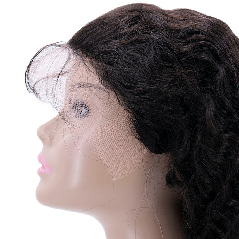 Brazilian HD Deep Wave Lace Front Wig - The Platinum Extensions