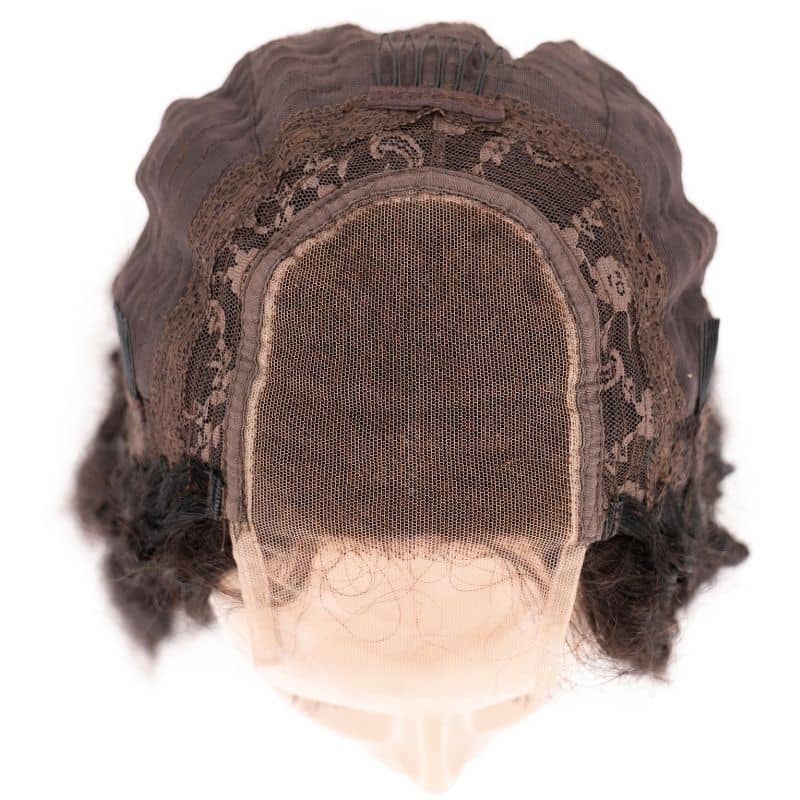 Brazilian Kinky Curly Transparent Closure Wig - The Platinum Extensions