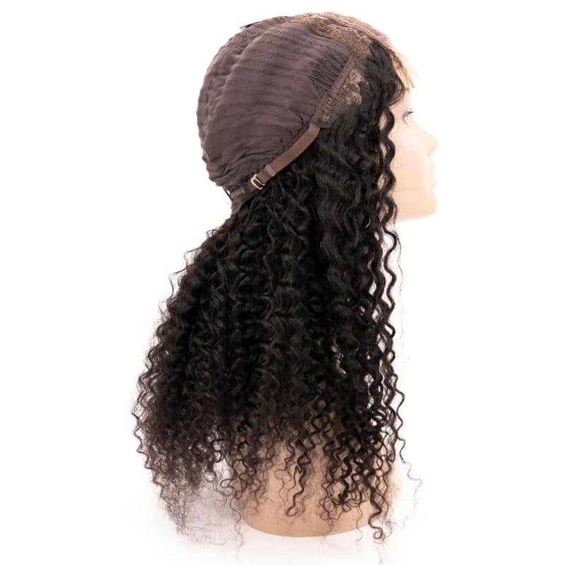 Brazilian Kinky Curly Transparent Closure Wig - The Platinum Extensions