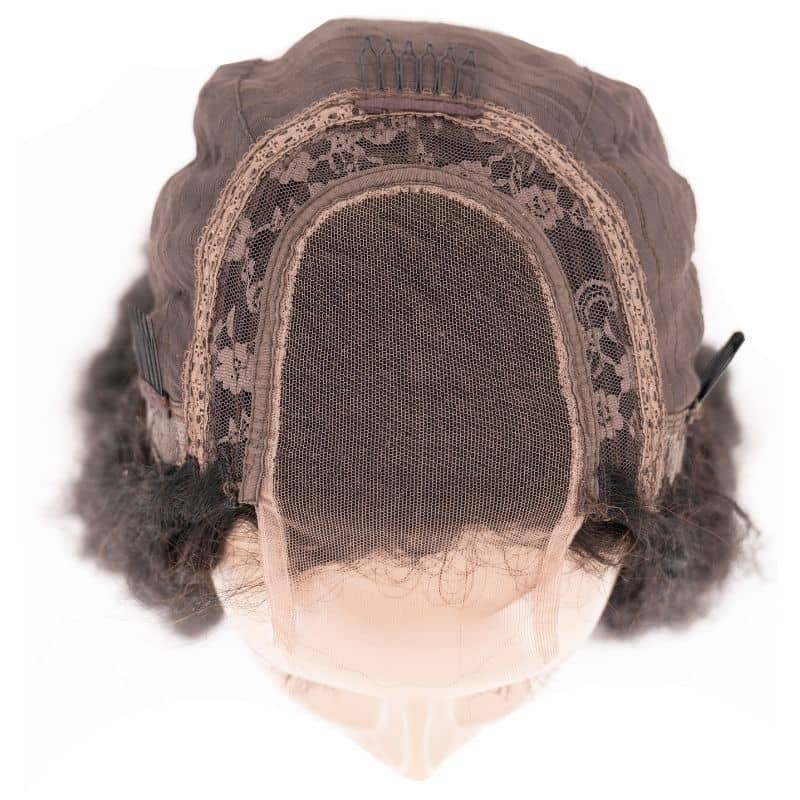 Brazilian Kinky Straight Transparent Closure Wig - The Platinum Extensions