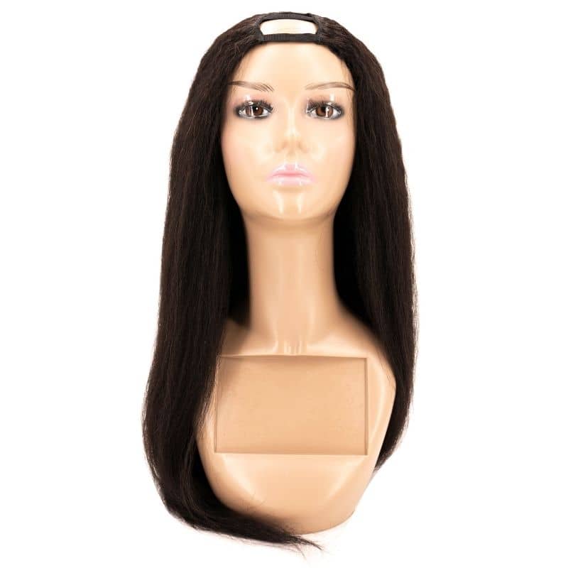 Brazilian Kinky Straight U-Part Wig - The Platinum Extensions