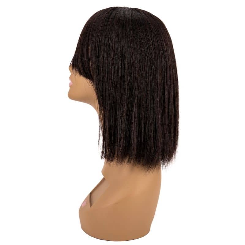 Brazilian Straight Bang bob Wig - The Platinum Extensions
