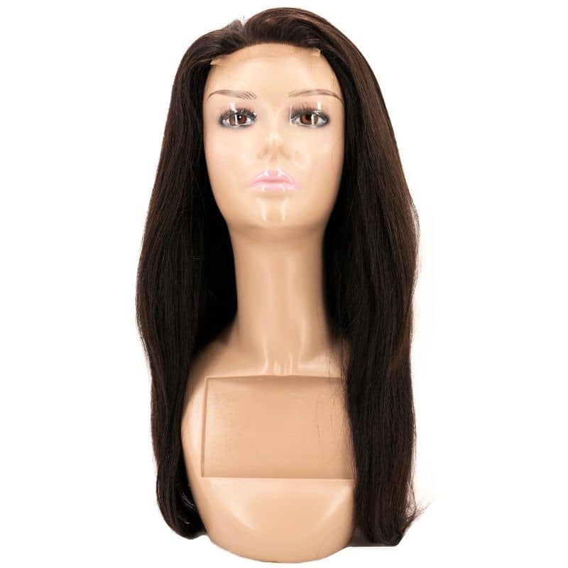 Brazilian Straight Transparent Closure Wig - The Platinum Extensions
