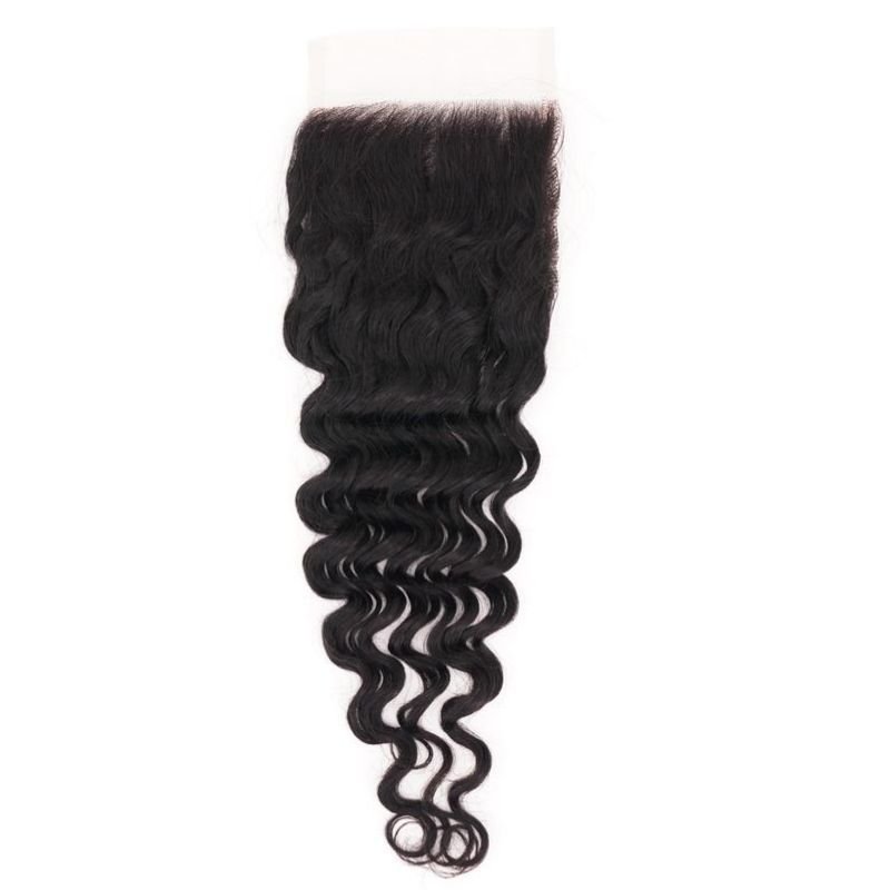 Deep Wave 5x5 Transparent Lace Closure