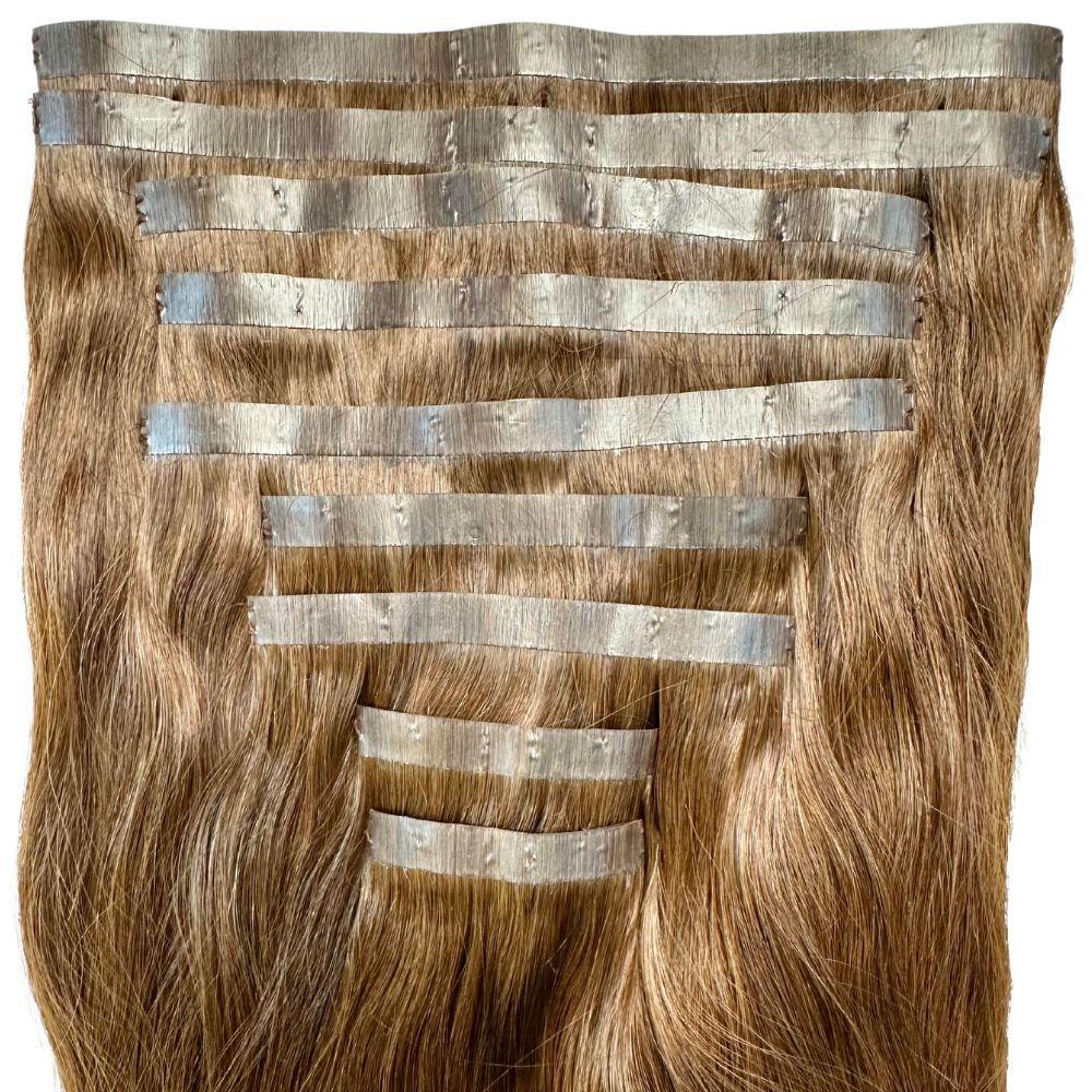 Medium Brown Seamless Clip-In - The Platinum Extensions