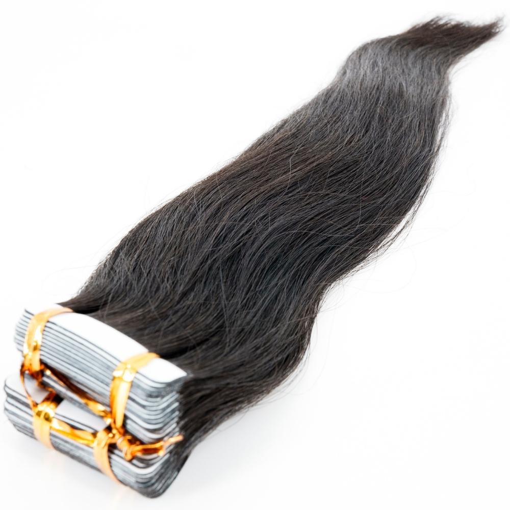 Straight Raw Tape-In Extensions - The Platinum Extensions