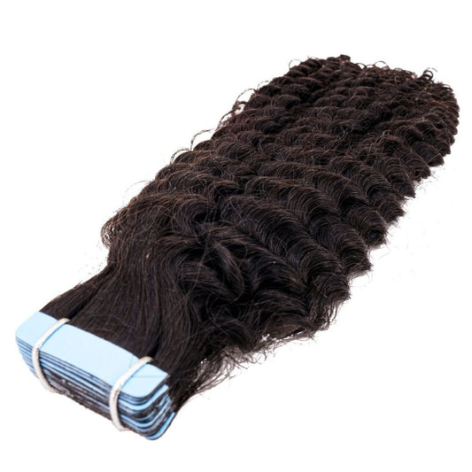 Afro Kinky Curly Tape-In Extensions - The Platinum Extensions 