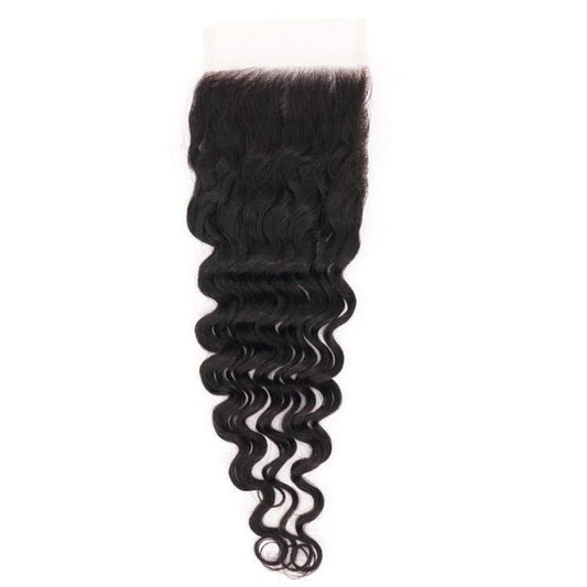 Brazilian Deep Wave 4x4 HD Closure - The Platinum Extensions 