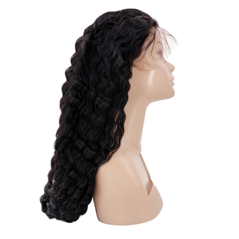 Brazilian Deep Wave Lace Front Wig - The Platinum Extensions 