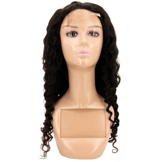 Brazilian Deep Wave Transparent Closure Wig - The Platinum Extensions 