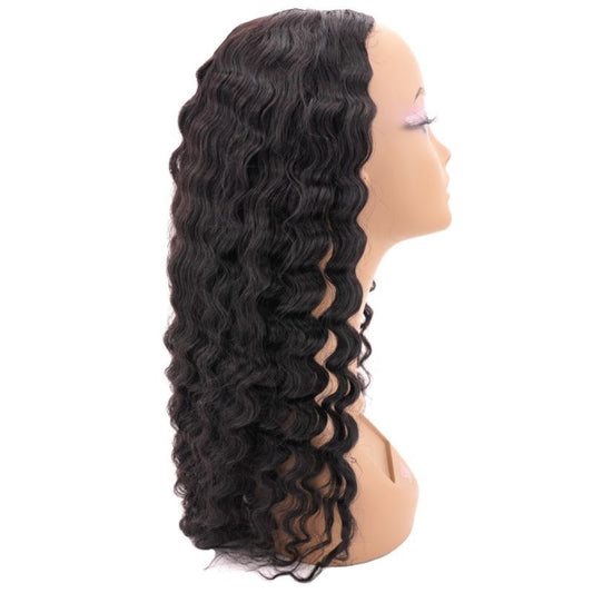 Brazilian Deep Wave U-Part Wig - The Platinum Extensions 