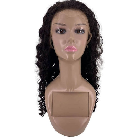 Brazilian HD Deep Wave Lace Front Wig - The Platinum Extensions 