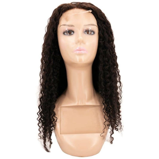Brazilian Kinky Curly Transparent Closure Wig - The Platinum Extensions 