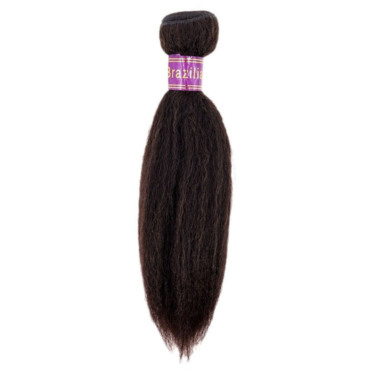 Brazilian Kinky Straight Hair - The Platinum Extensions 