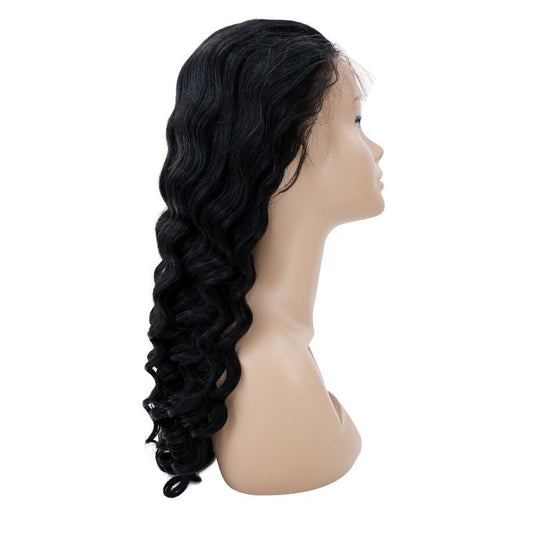 Brazilian Loose Wave Front Lace Wig - The Platinum Extensions 