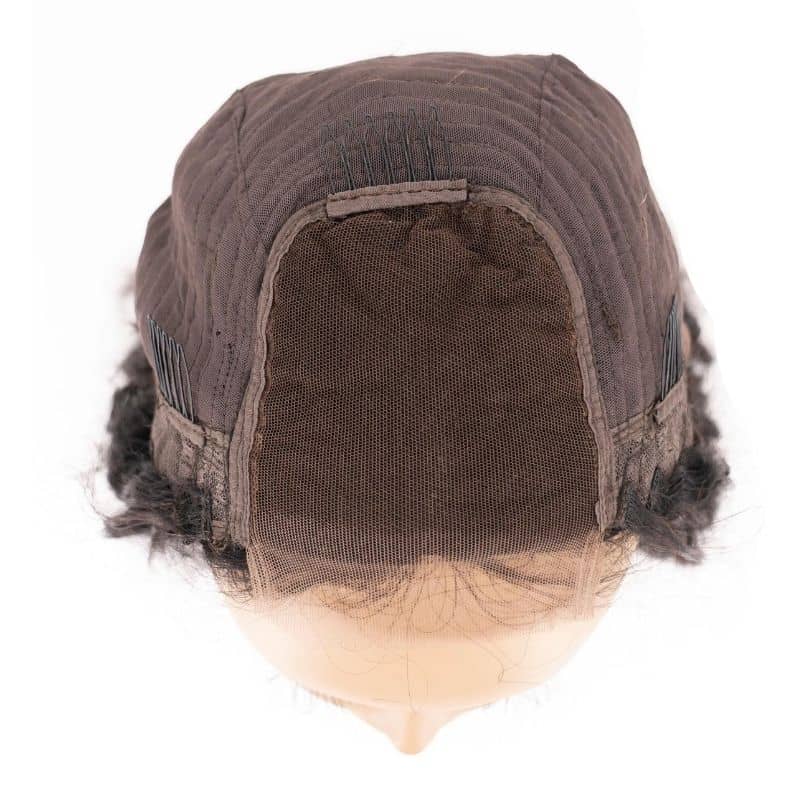Brazilian Messy Curl Transparent Closure Wig - The Platinum Extensions 