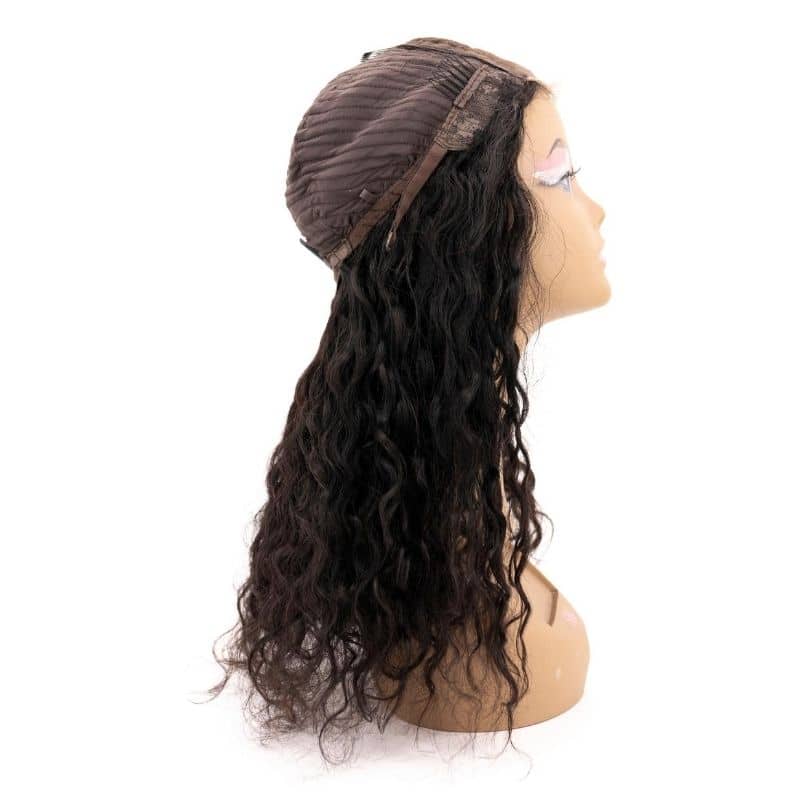 Brazilian Messy Curl Transparent Closure Wig - The Platinum Extensions 