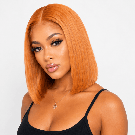 Cinnamon 13x4 Transparent Lace Front Bob Wig