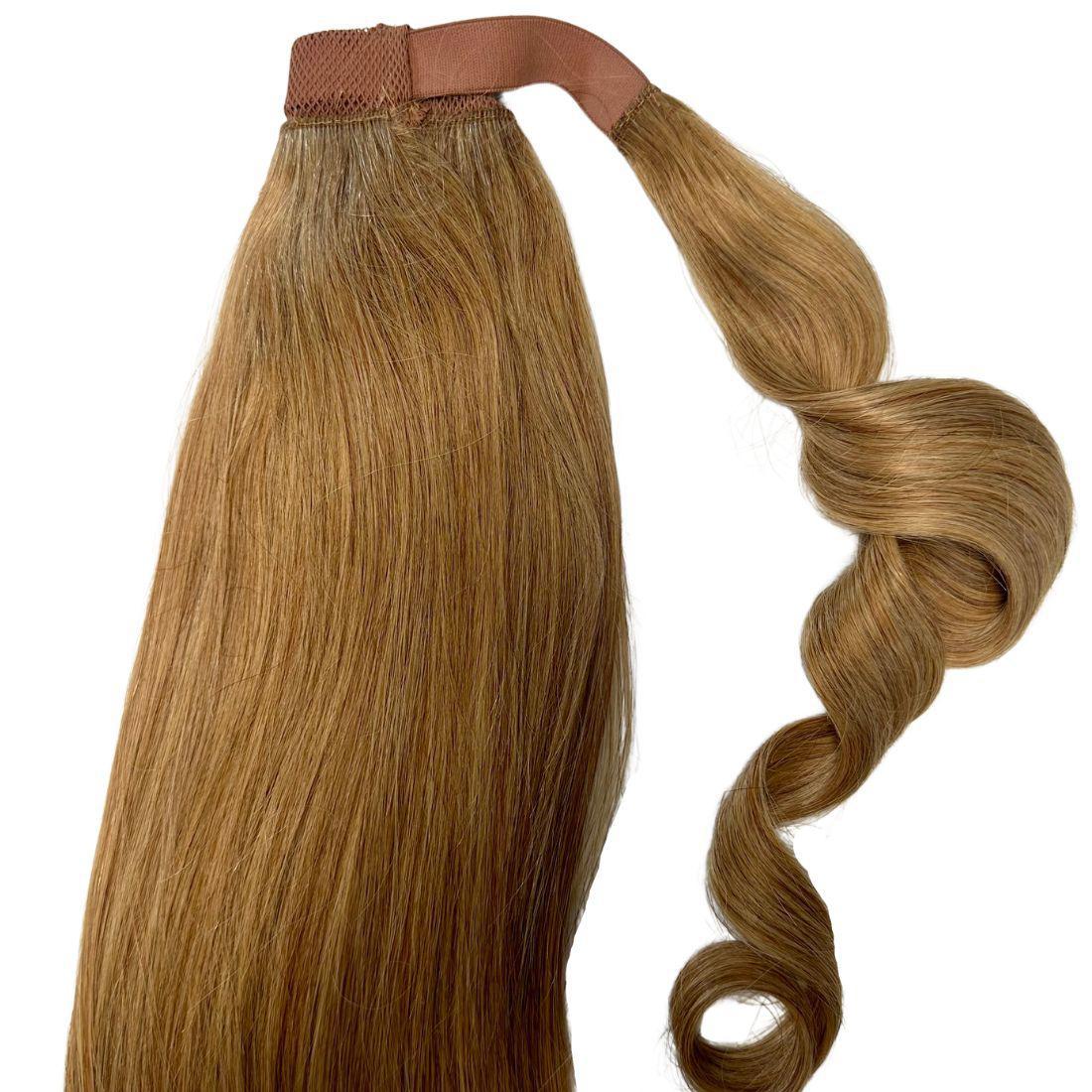 Honey Blonde Ponytail - The Platinum Extensions 