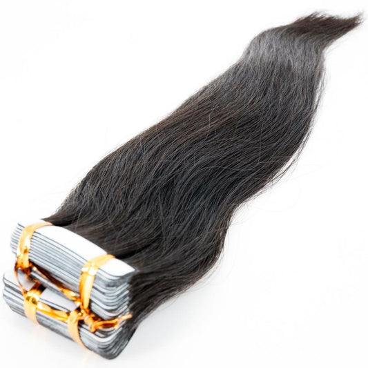 Straight Raw Tape-In Extensions - The Platinum Extensions 