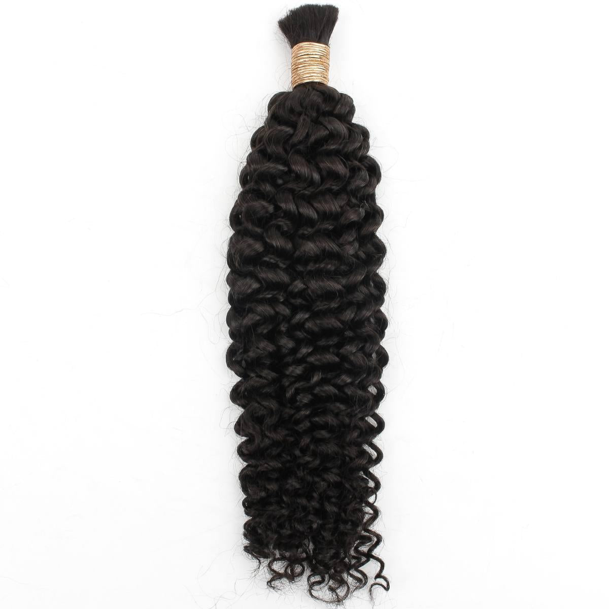 Water Wave Bulk Human Hair Extensions - The Platinum Extensions 